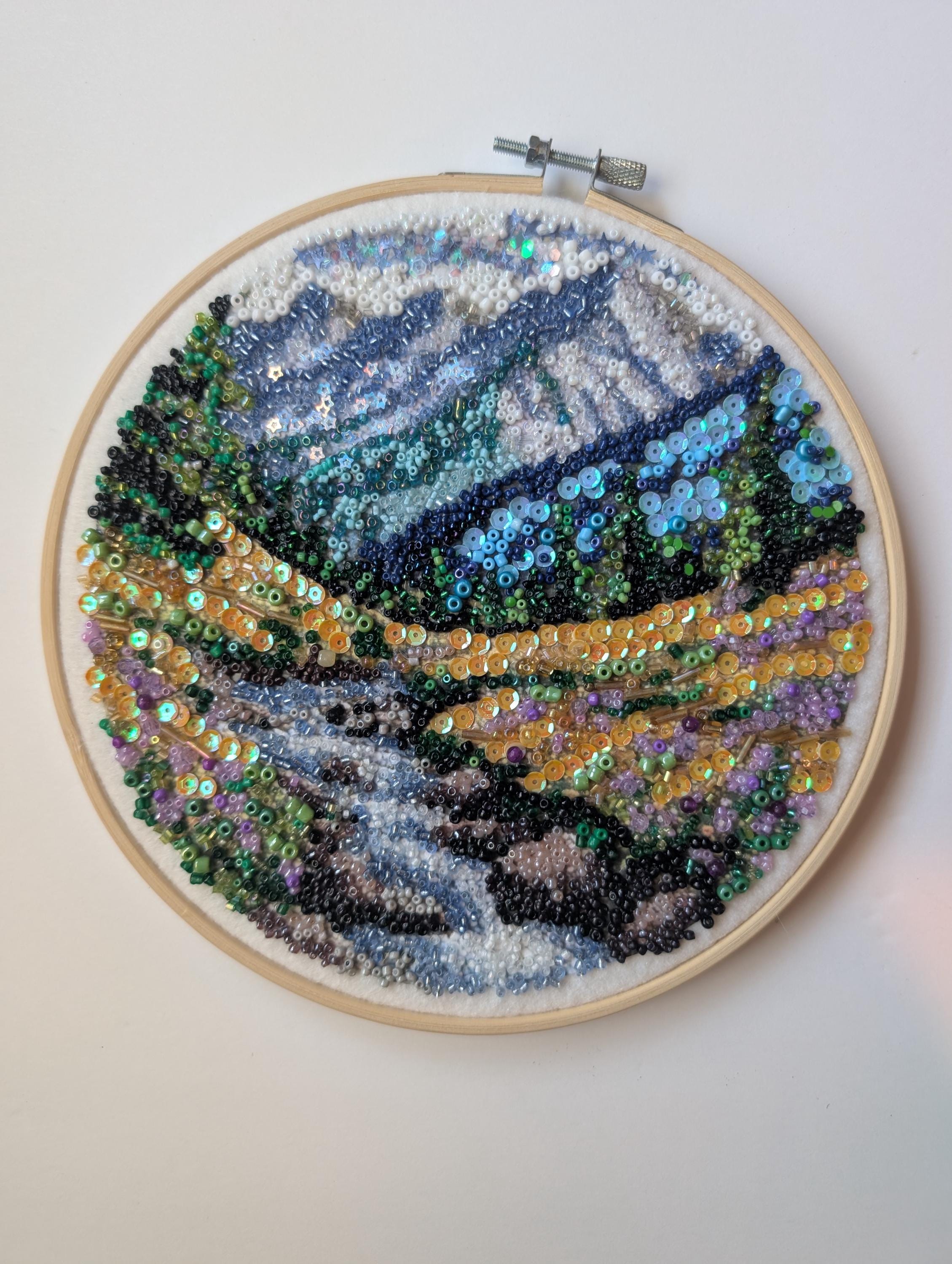 Mountain Mosaic Art - Etsy