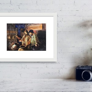 Wedding at Cana / Biblical scenes poster/ New testament scenes/Spiritual motivational art/Scripture poster