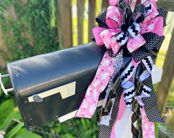 仲良しポンデリング★ハロウィン Pink Ghost Halloween Bow: Glittered Wired Ribbon Decor - Etsy