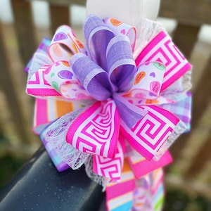 Valentines Collection - Hearts,Hearts Ribbon,Hearts Bow,Valentines,Conversation Hearts,Valentine Bow, Wreath Bow,Mailbox Bow,Gift,Bow,Bows