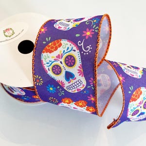 Ribbon - Halloween Ribbon - 10 Yards Wired Ribbon