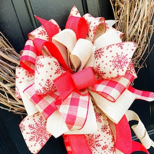 Winter Kollektion - Winter,Winter Schleife,Weihnachtsschleife,Urlaub Schleife,Urlaub, Weihnachten,Burlap,Burlap Schleife,Burlap Band,Fliege,Bögen,große Schleife
