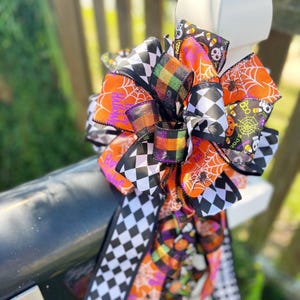 Süßes oder Saures Halloween Schleife: Festliche Deko für Kranz/Briefkasten