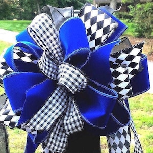 Everyday Collection: blauwe/zwarte/witte strik, strik voor wetshandhaving, politiestrik, brievenbusstrik, kransstrik, blauwe en zwarte strik, politie, wetshandhaving