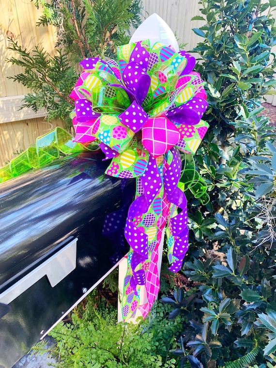 Fiocco Blu E Fiocco Vettoriale Con Nastro Per Decorazioni Natalizie E Di Compleanno | Vettore - Foto 2