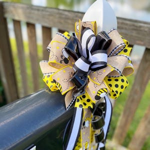 Everyday Collection - Everyday Bow,Bow,Bows,Bumble Bee Bow,Bumble Bees,Bumble Bees Ribbon,Wreath Bow,Mailbox Bow,Ribbon,Bumble Bee Ribbon