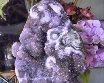 Gran racimo de amatista/amatista estalactita