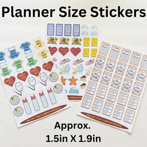 Caregiver Planner Stickers, Medical Appointment Reminders, Motivational Self Care Decals, Care Giver Affirmation Stickers