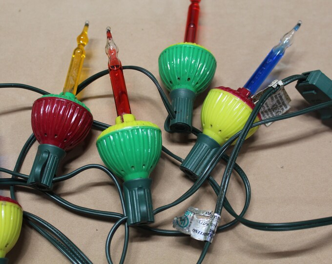 Vintage Christmas Bubble Lights Etsy