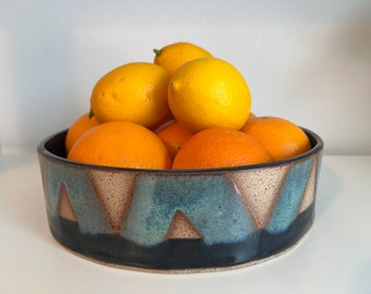Taos ceramic speckled stoneware bowl