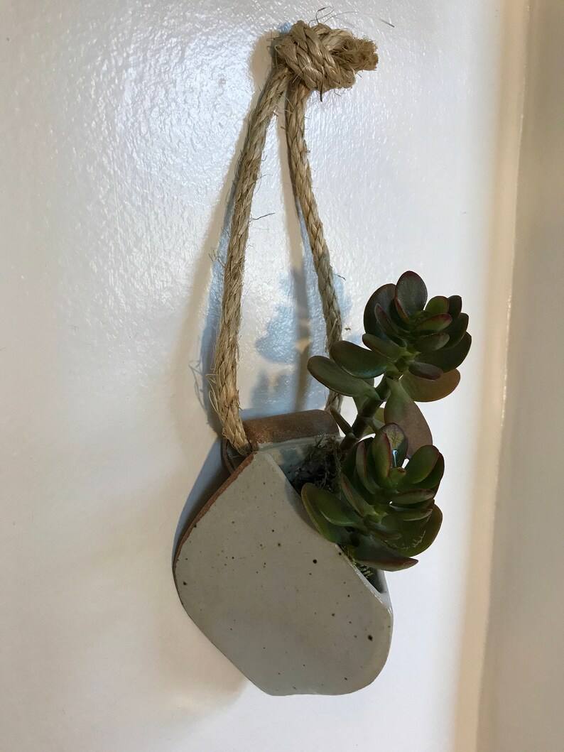 Ceramic Wall Hanging Planter Vase Etsy