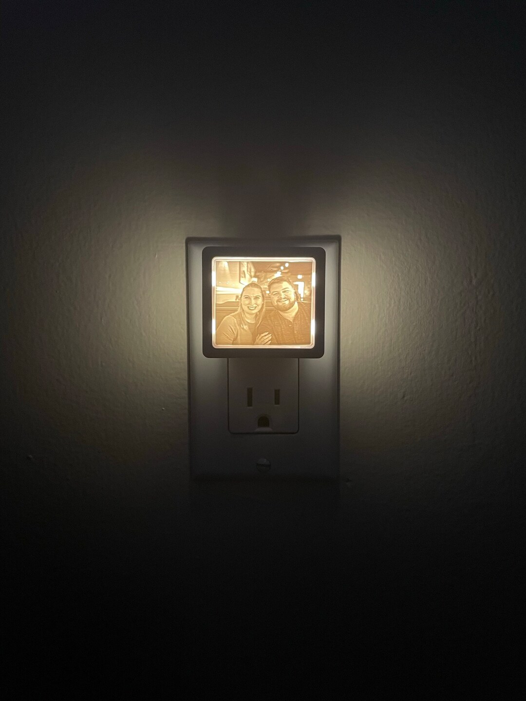 Night Light, Lithophane, Custom Picture, Autodimming Night Light Etsy