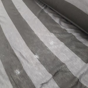 Lyocell wool knit fabric / lyocell wool jersey fabric / Dark stripes Lyocell-wool Jersey Knit