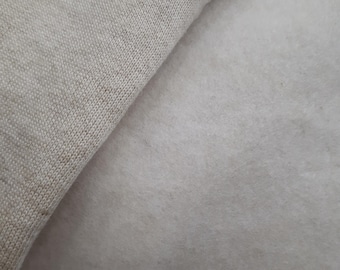 Tkanina polarowa ECO Heavy Bamboo Linen Organic Cotton Fleece (195 cm)