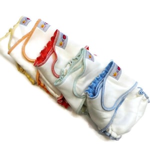 Bamboo fitted diaper / Contour cloth diaper / Snapless Fitted