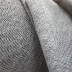 Indigo Blau Leinen-Strickstoff, leichter Jersey