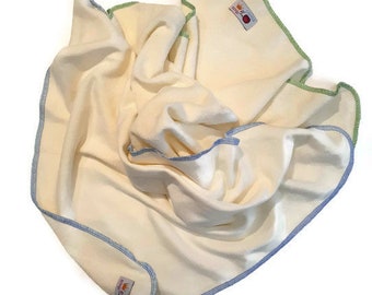 Set of 10 Stretchy hemp flat 50 cm / Cloth diapers / Hemp flats / Baby cloth nappy