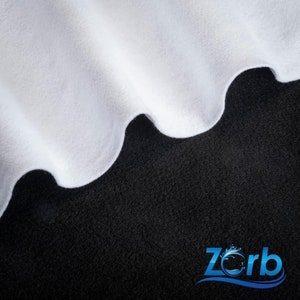 Zorb® Original Fabric black 60&#39;&#39; wide / Zorb Original Super Absorbent Textile