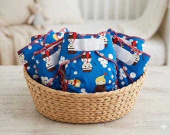 Pieluszka wielorazowa bambusowa z nadrukiem organicznym (4,5–15 kg) / Pieluszka wielorazowa