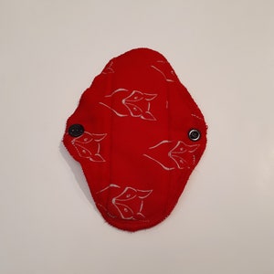 Set di 3 PantyLiner riutilizzabili con zorb/ pad mestruali riutilizzabili con borsa da viaggio bagnata