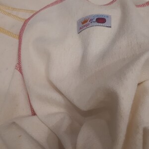 6枚 伸縮性麻竹フラット 70cm / 布おむつ / 麻竹フラット6枚セット / ベビー布おむつ