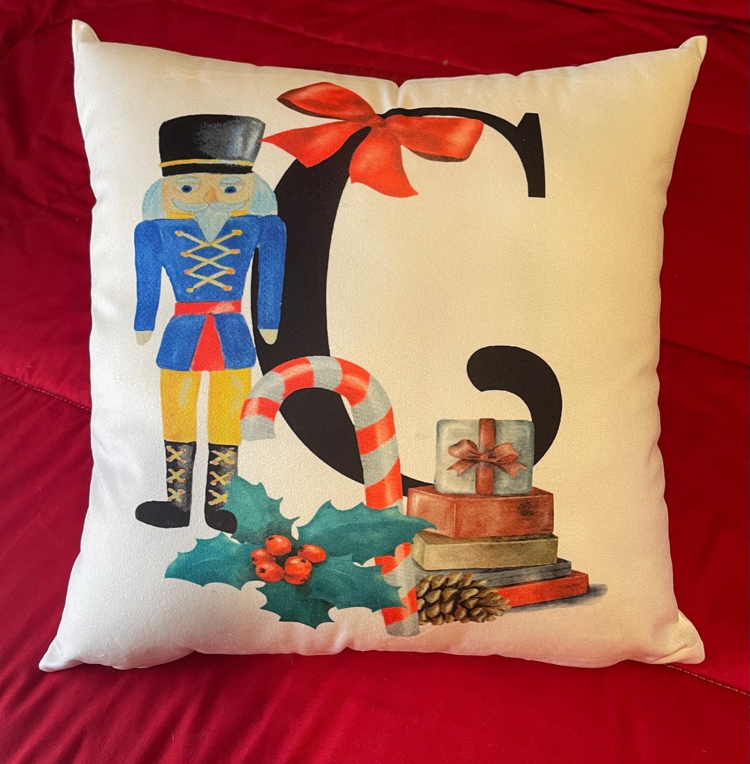 Nutcracker Christmas Decor Nutcracker Throw Pillow Christmas Etsy