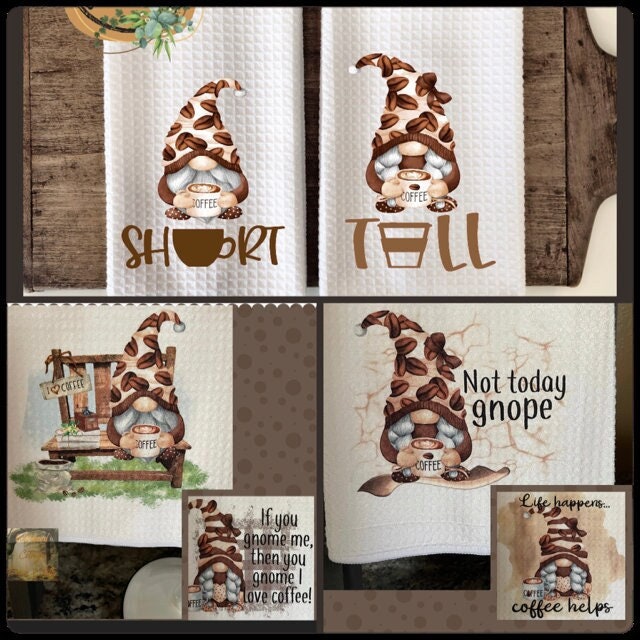 Coffee Bar Open 24 Hours Flour Sack Dish Towel, Coffee Lover Gift, Cute  Decorative Kitchen Towel, Coffee Bar Decor