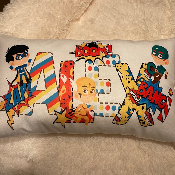 Superhero Pillow Etsy