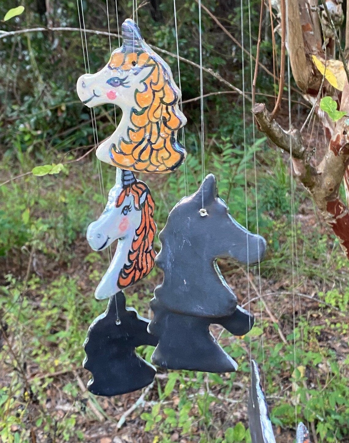Be magical unicorn wind chime windchime magic unicorns mirror Etsy