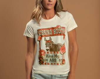 Kissing Booth Graphic Tee on Ivory