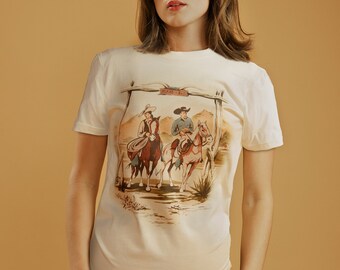 Riders Graphic Tee on Ivory