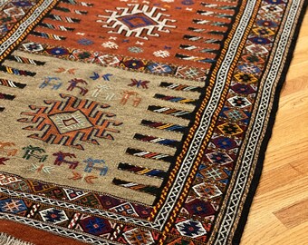 Vintage Persian Kilim Rug 004 / Handmade Rug  / Oriental Rug / Area Rug / Brand new / Never used rug