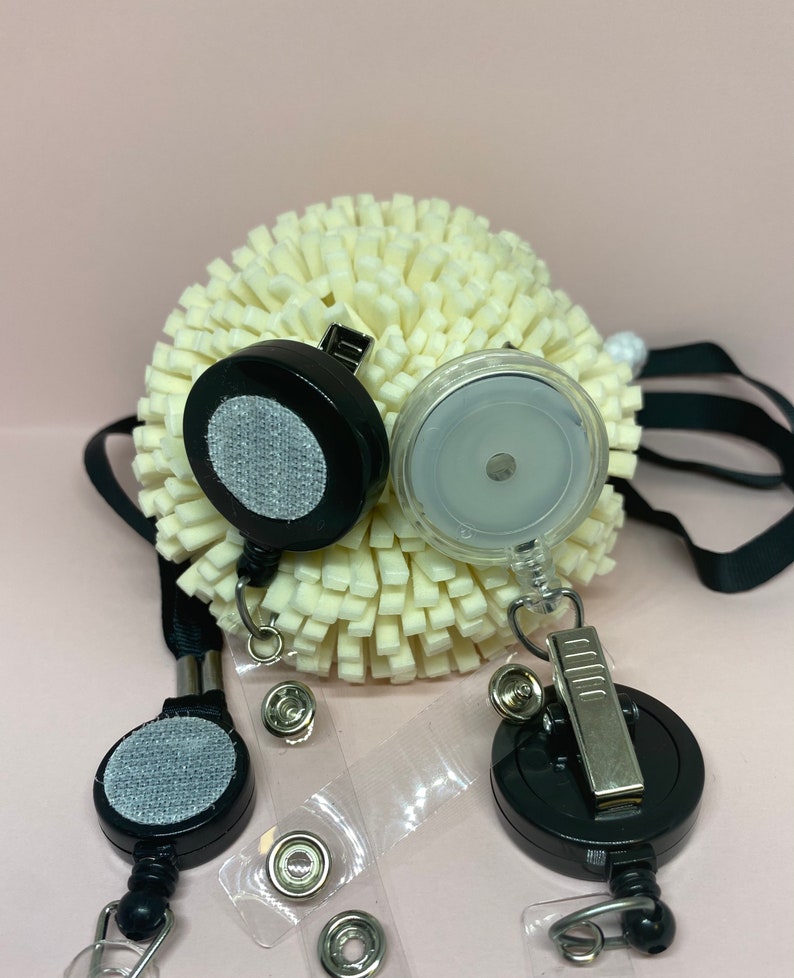 Eyeball Badge Reel Unique Badge Cute Badge Feltie Interchangeable Badge Reel