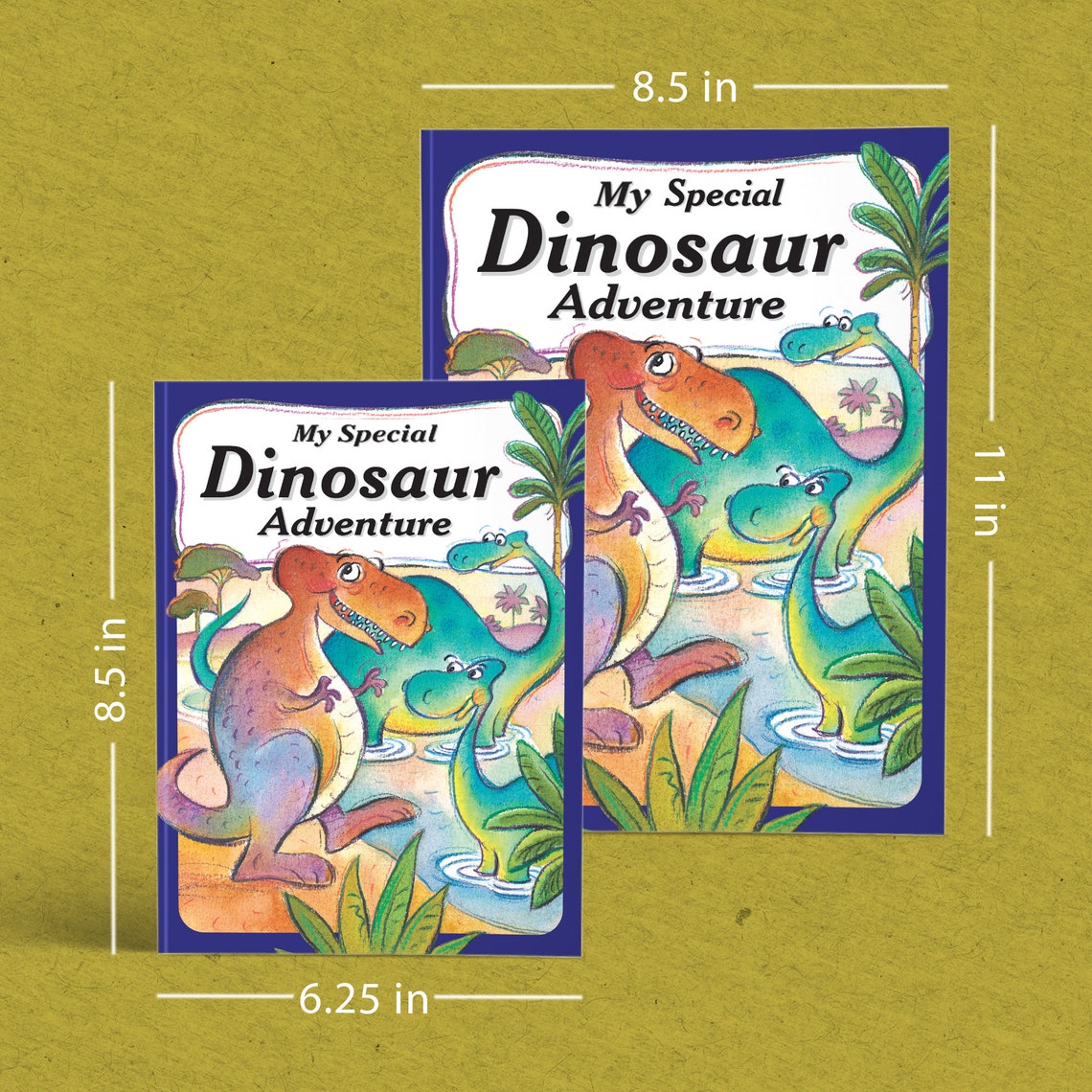 personalised pet dinosaur book