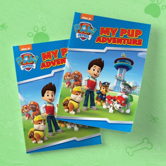 paw patrol personalized book