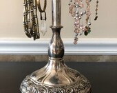 Silver jewelry organizer