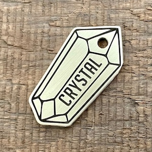 Crystal Dog Tag Jewel Pet ID Tag Diamond Personalized Dog Tag Custom Dog Tags Dog Collar Tag Dog ID Tag Cat ID Tag Etsy