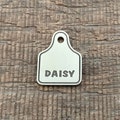 Cattle Tag Shape Dog Tag, Cow Tag Pet ID Tag, Cat ID Tag, Custom Dog Tags, Dog Collar Tag product logo