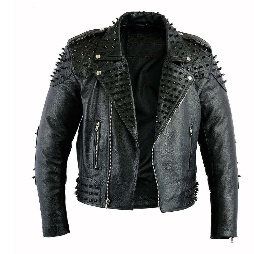goth leather jacket