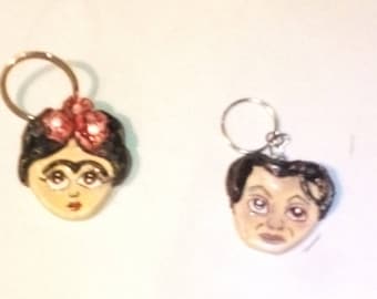 Frida Khalo/Diego Rivera keychains-Keyholders