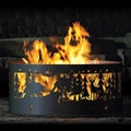 Northwoods Fire Pit Ring, 16" Tall, Heavy Duty, Great gift for nature lover, Fire Pit, Great gift for cabin