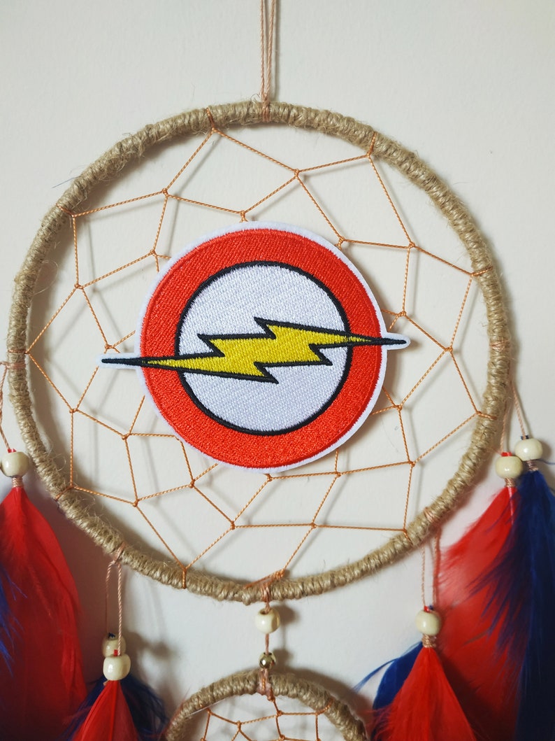 Flash DC Dream Catcher Super Hero Dreamcatcher DC Superhero Etsy