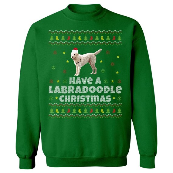 labradoodle christmas sweater