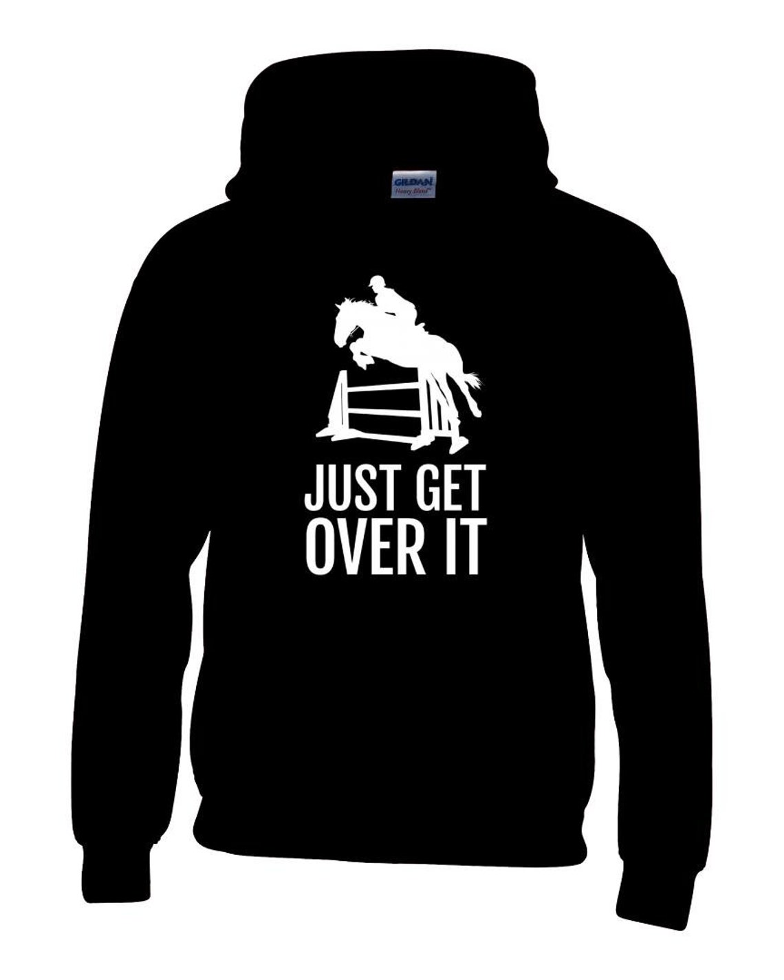 Equestrian Hoodie / Unisex for Men and Women / Just Get Over Etsy