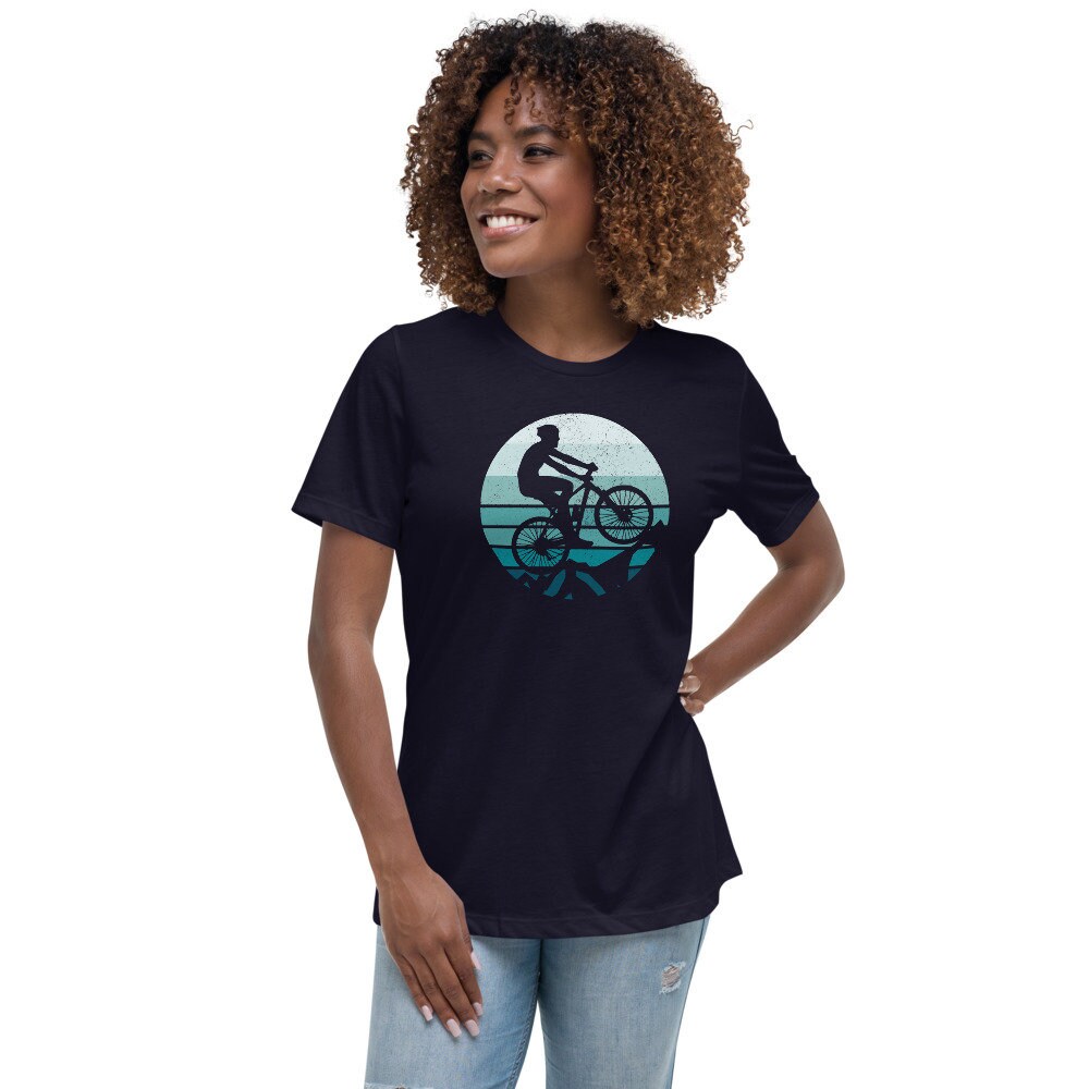 Women's Mountain Biking Tshirt Ladies Mountain Bike Tee Etsy UK