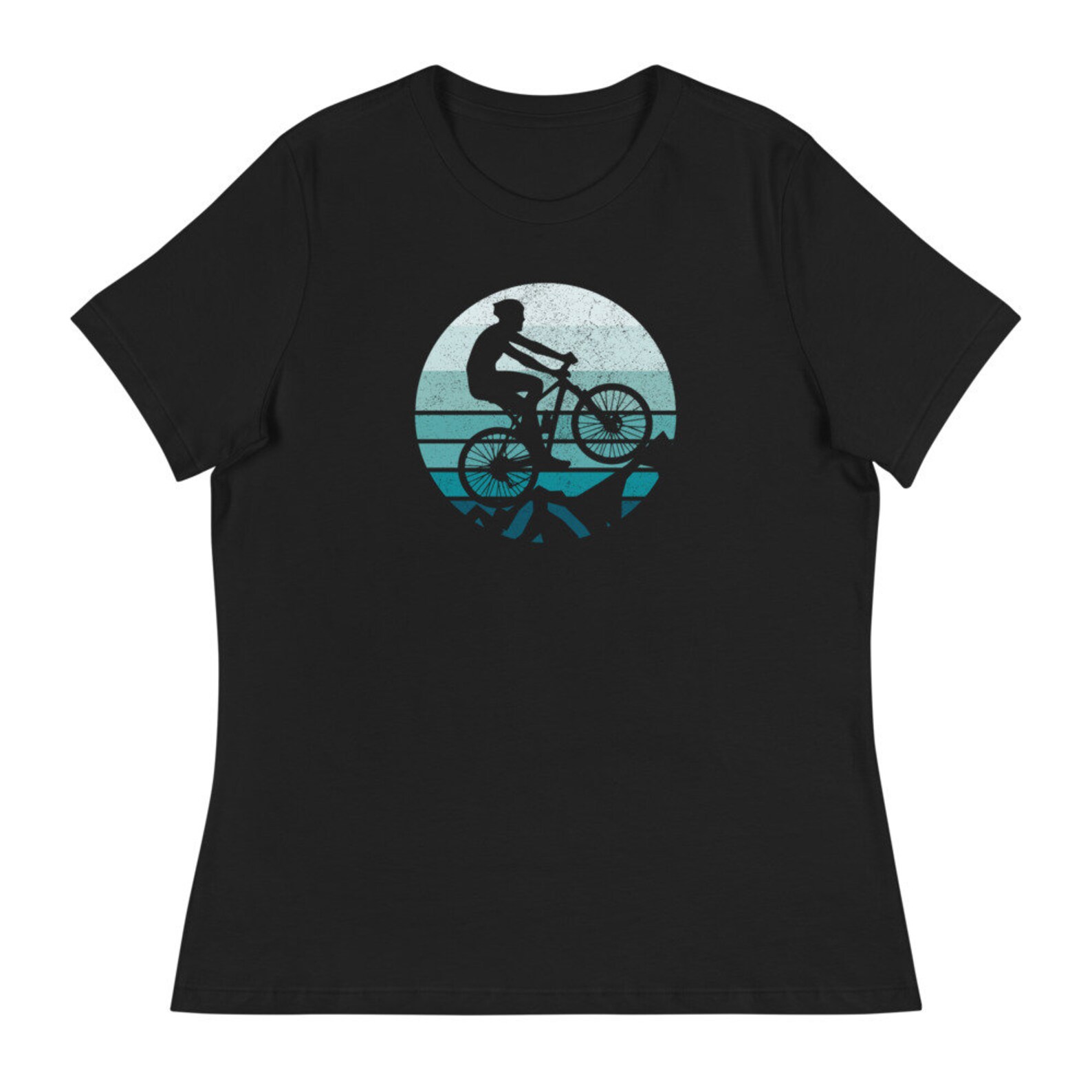 Women's Mountain Biking Tshirt Ladies Mountain Bike Tee Etsy UK