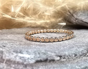 9ct Gold Filled Pebbles Stacking Ring