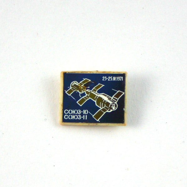 Rare Soviet Russian Cosmos space pin badge, space USSR, USSR badges, Soviet Badge, Soviet icons, Union 10, Union 11