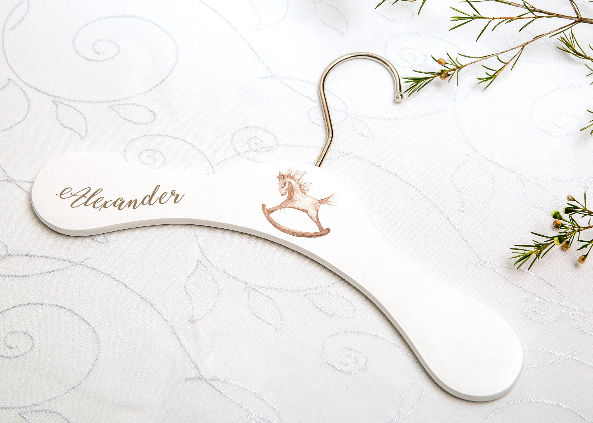 Childrens Clothes Hanger Hangers with Names personalized Etsy