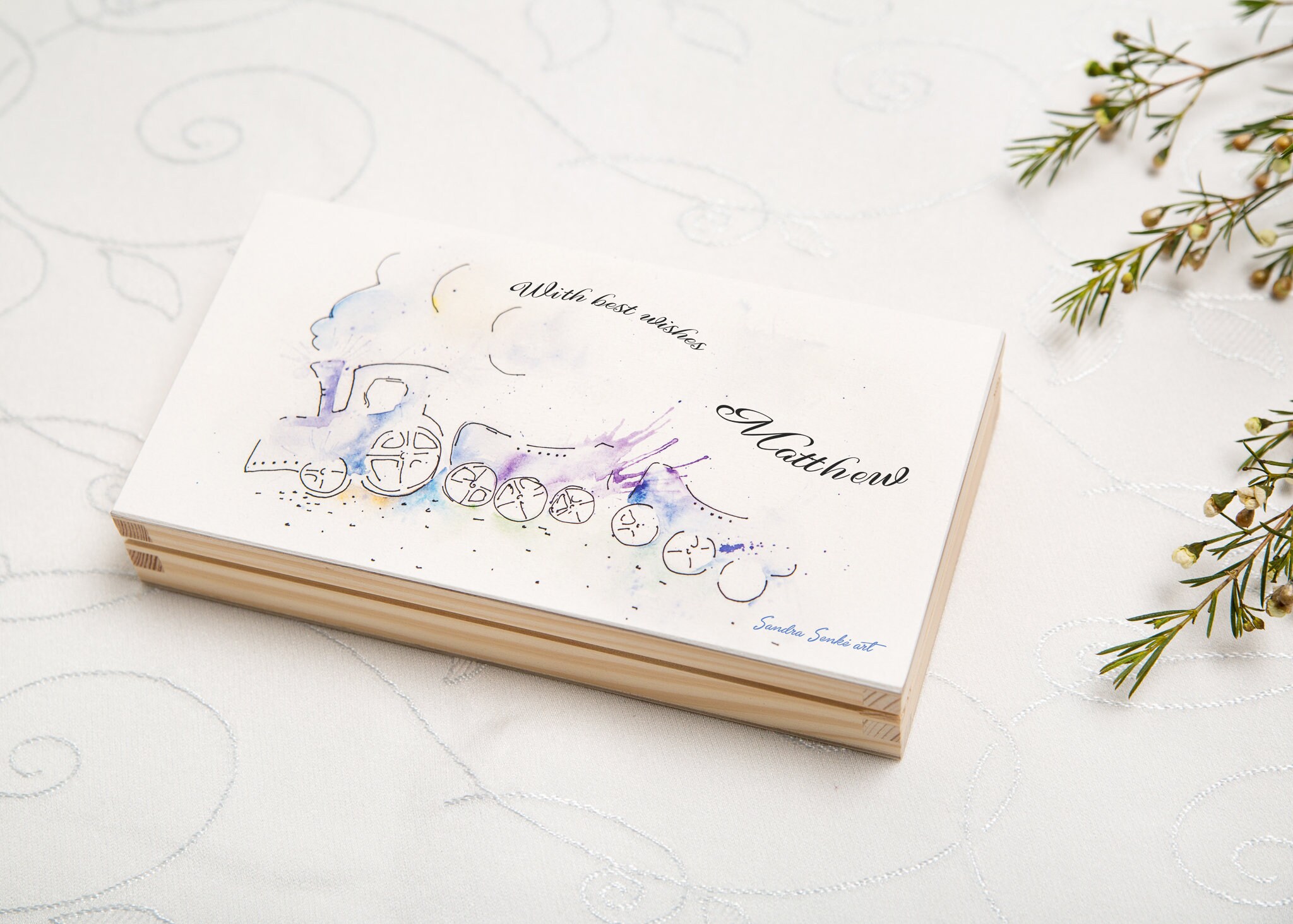 Wooden Money Envelope Baptism Money Envelope Christening Etsy